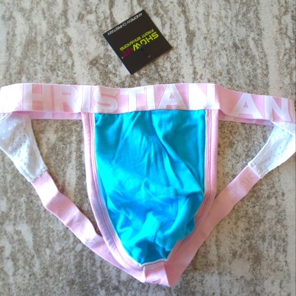 Andrew Christian Men's RETRO Jockstrap Underwear Size Medium NEW - Picture 1 of 2